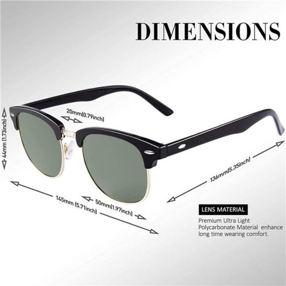 𝅺polarized Sunglasses for Men Women - Picture 4 of 6